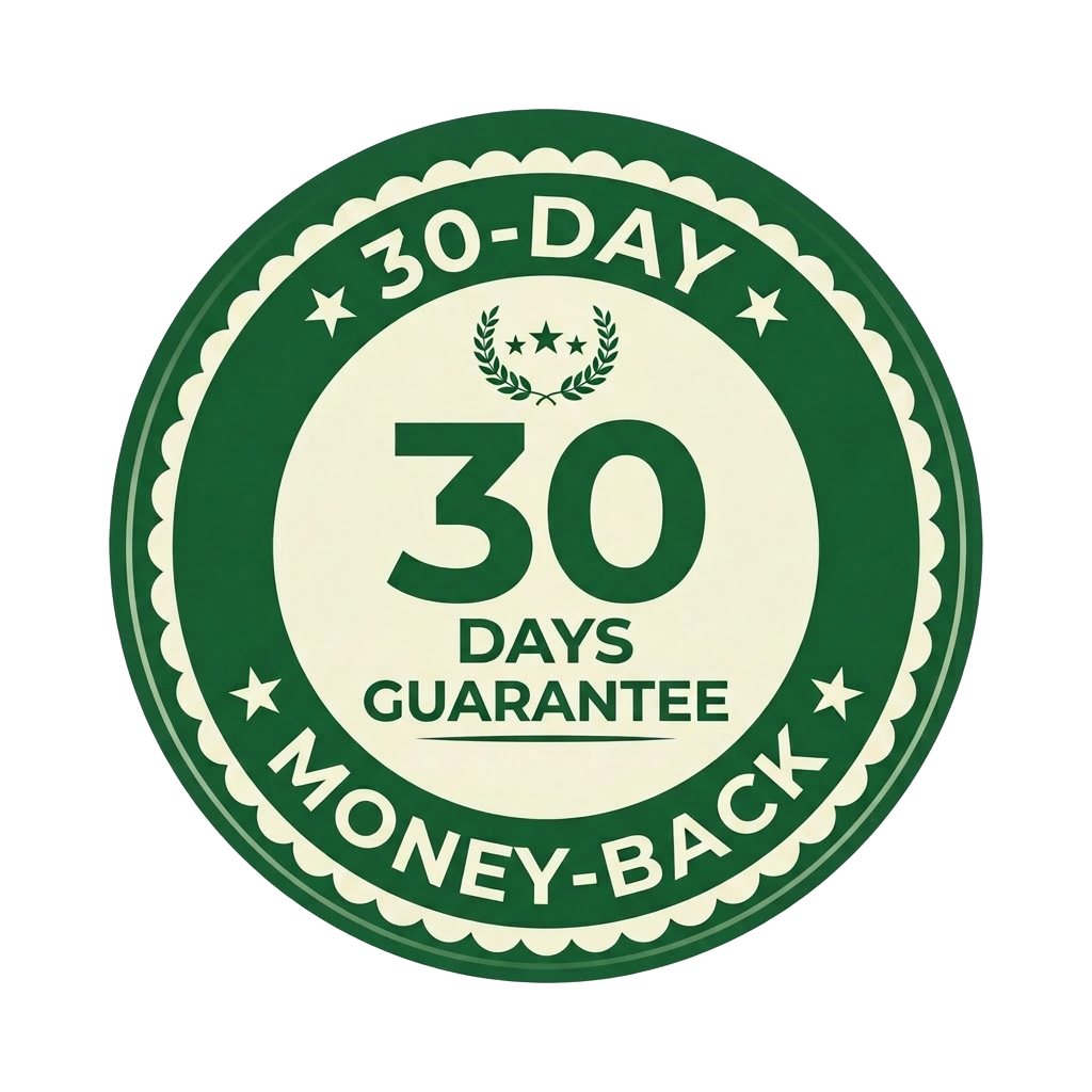 30-Day Money-Back Guarantee