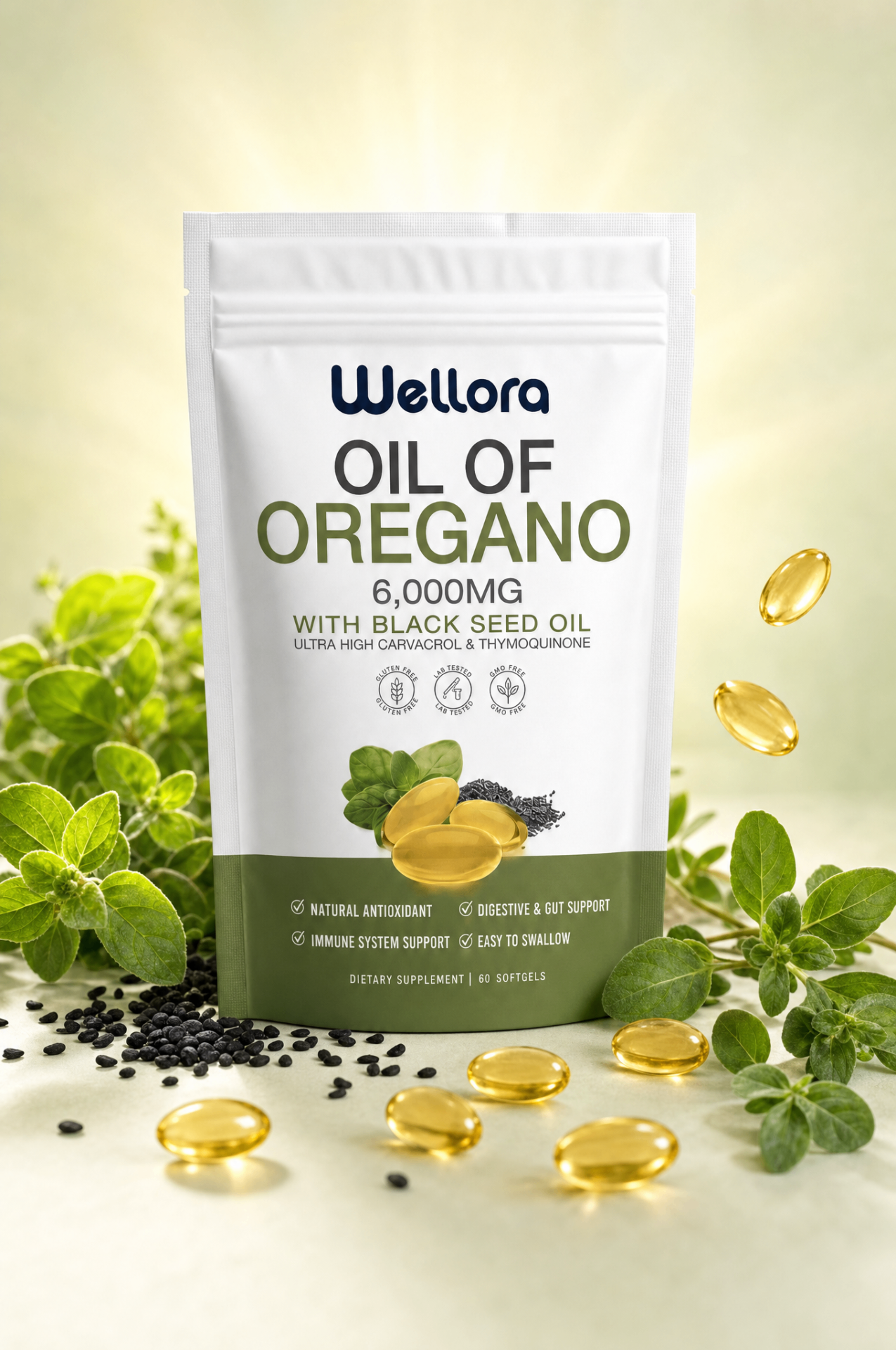 Wellora Oil of Oregano product packshot